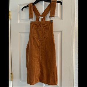 Corduroy Overall Dress